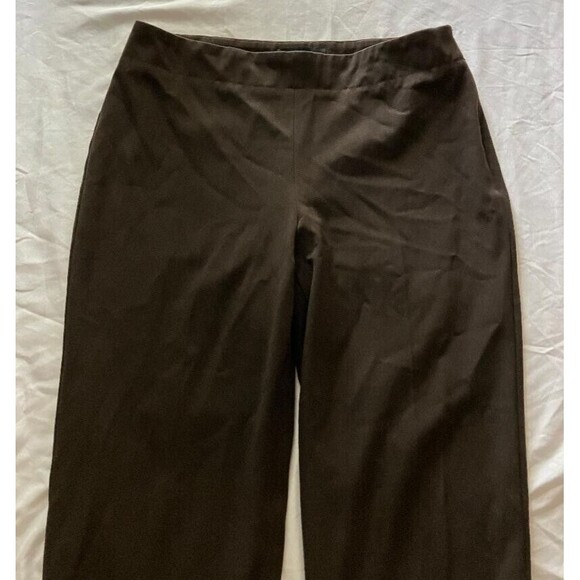 Talbots Womens Size 6 Heritage Stretch Brown Dress Pants Side Zip No Pockets - Picture 4 of 12